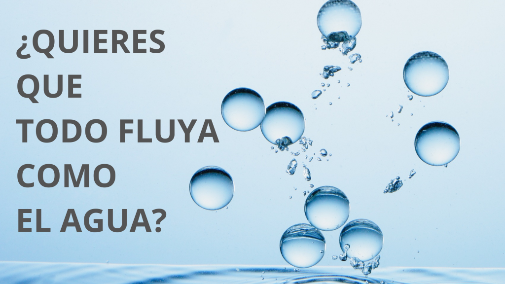 ¿QUIERES QUE TODO FLUYA COMO EL AGUA-consultoría