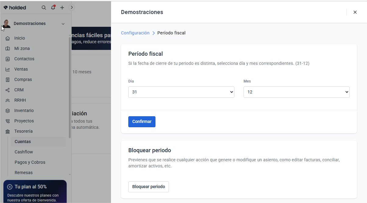 Holded: configuración del módulo de contabilidad para una gestión automática y coherente